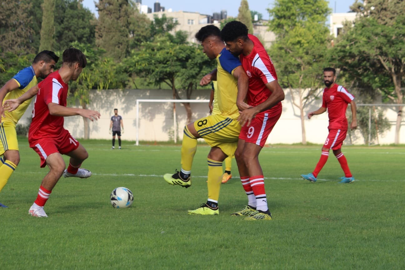 بالصور : تعادل عادل بين الرياضي وشباب جباليا