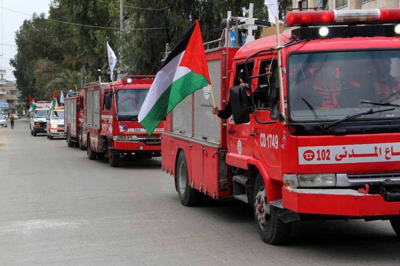 غزة: الدفاع المدني يُحذر المواطنين من خطر حرائق مُكيفات الهواء