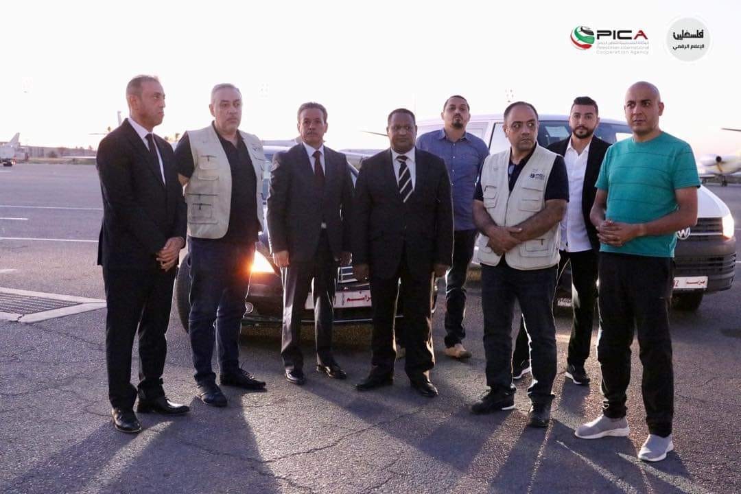 بالصور: فريق فلسطين للتدخل والاستجابة العاجلة يبدأ بمهمته الإغاثية في ليبيا