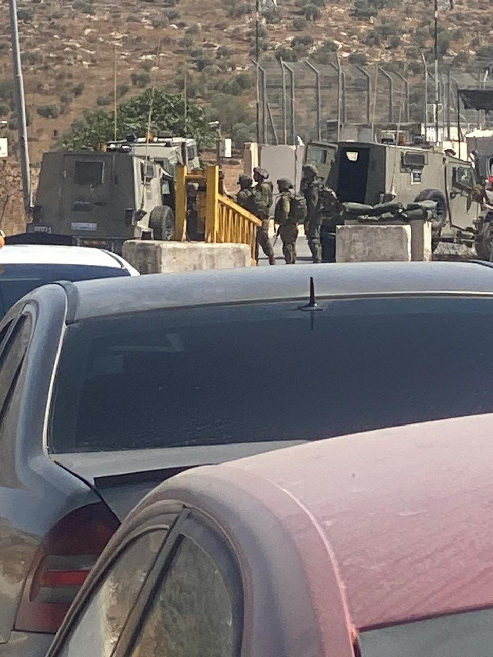 بالصور: الاحتلال يزعم محاولة مركبة فلسطينية تنفيذ عملية دهس في نابلس