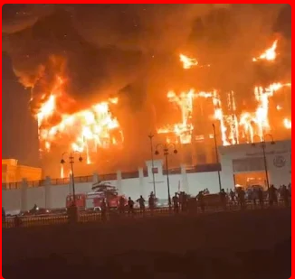 عشرات الإصابات إثر حريق اندلع في مديرية أمن الإسماعيلية
