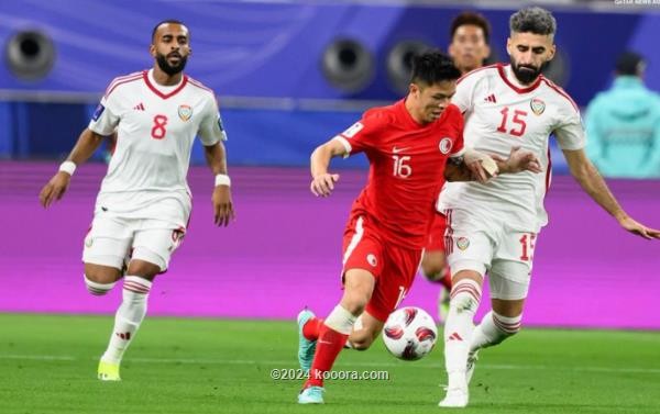 بالصور : الإمارات تهزم هونج كونج بثلاثية في كأس آسيا