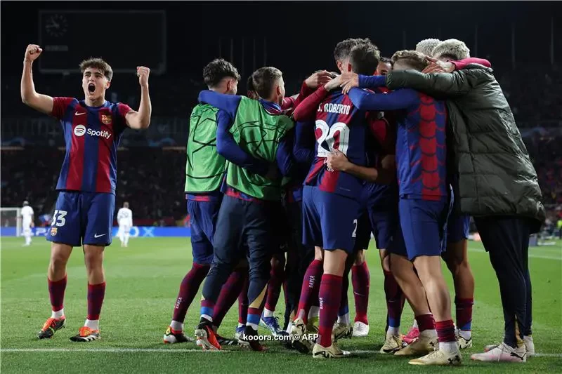 بالصور: برشلونة يتجاوز نابولي إلى ربع نهائي دوري الأبطال