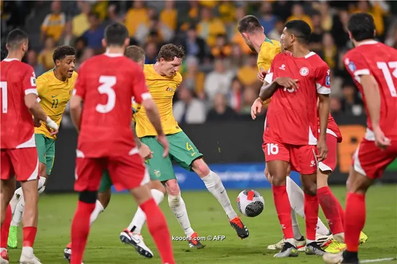 صور : لبنان يخسر أمام أستراليا في تصفيات كأس العالم