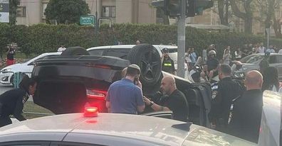 بالصور : القناة 13 الإسرائيلية: نقل بن غفير للمستشفى إثر حادث مروري
