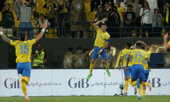 رونالدو يقود النصر للفوز على الخليج ويواجه الهلال فى نهائى كأس خادم الحرمين