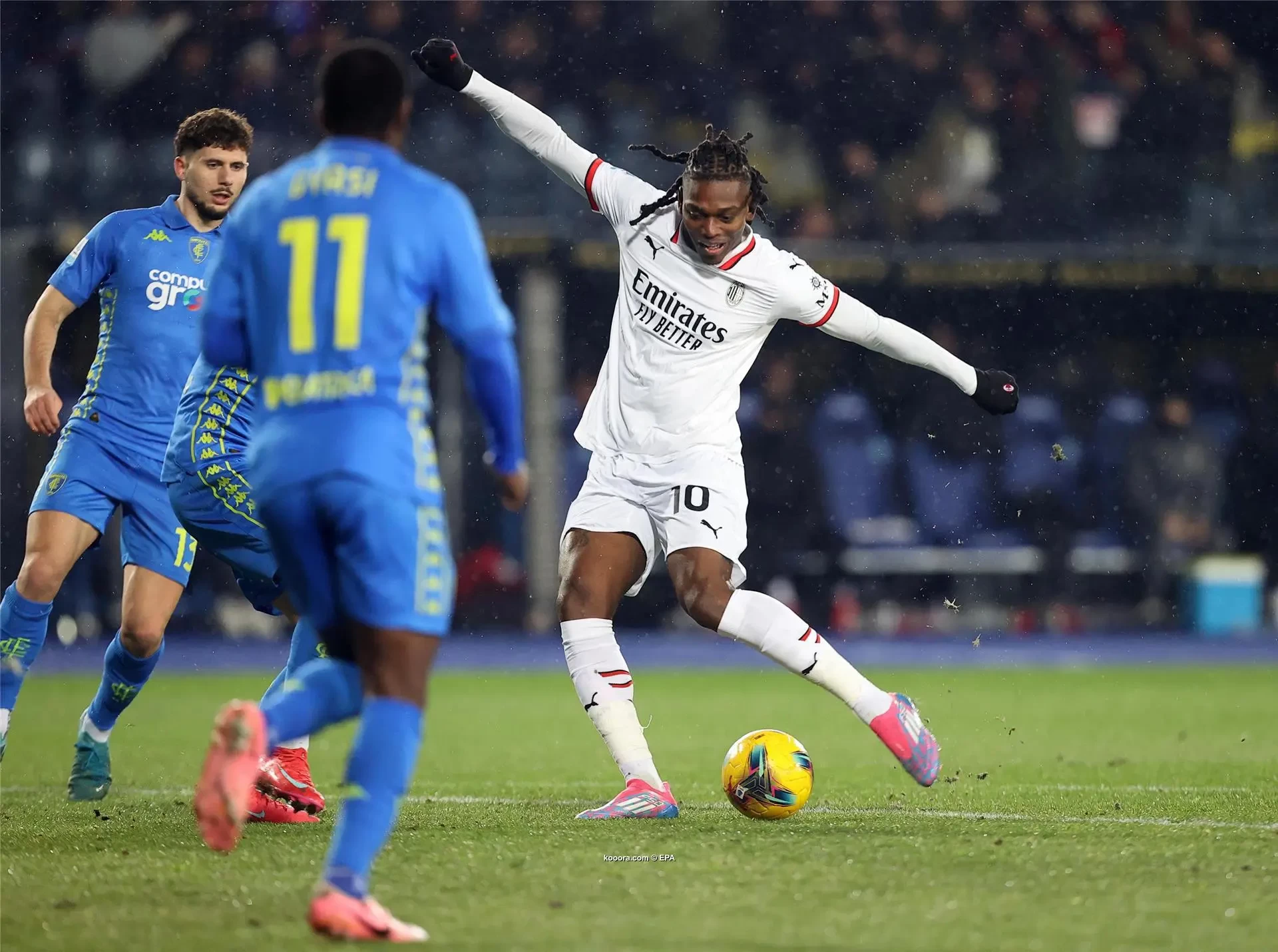 بالصور.. ميلان يسقط إمبولي في الدوري الإيطالي