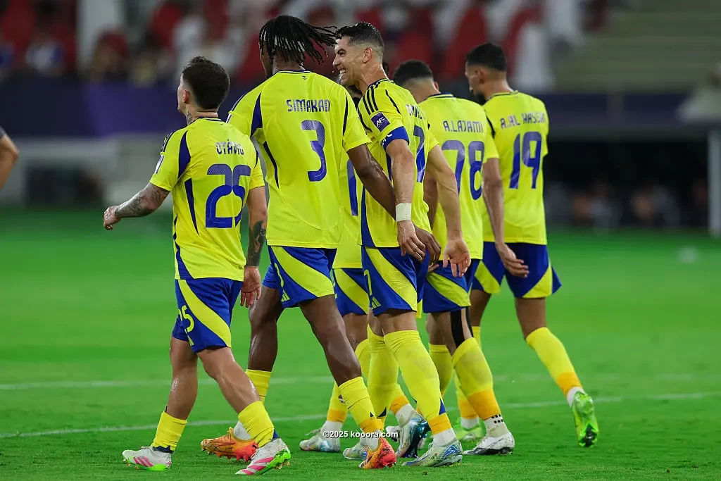 بالصور: النصر يكمل مثلث التأهل السعودي بسحق يوكوهاما