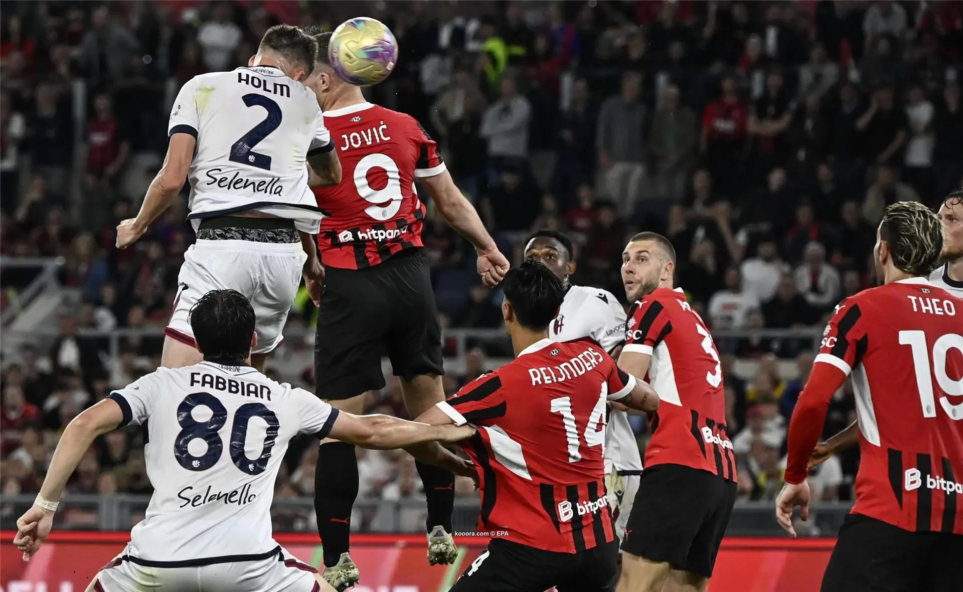 بالصور : زلزال في الأولمبيكو.. بولونيا ينتزع الكأس ويحطم أحلام ميلان