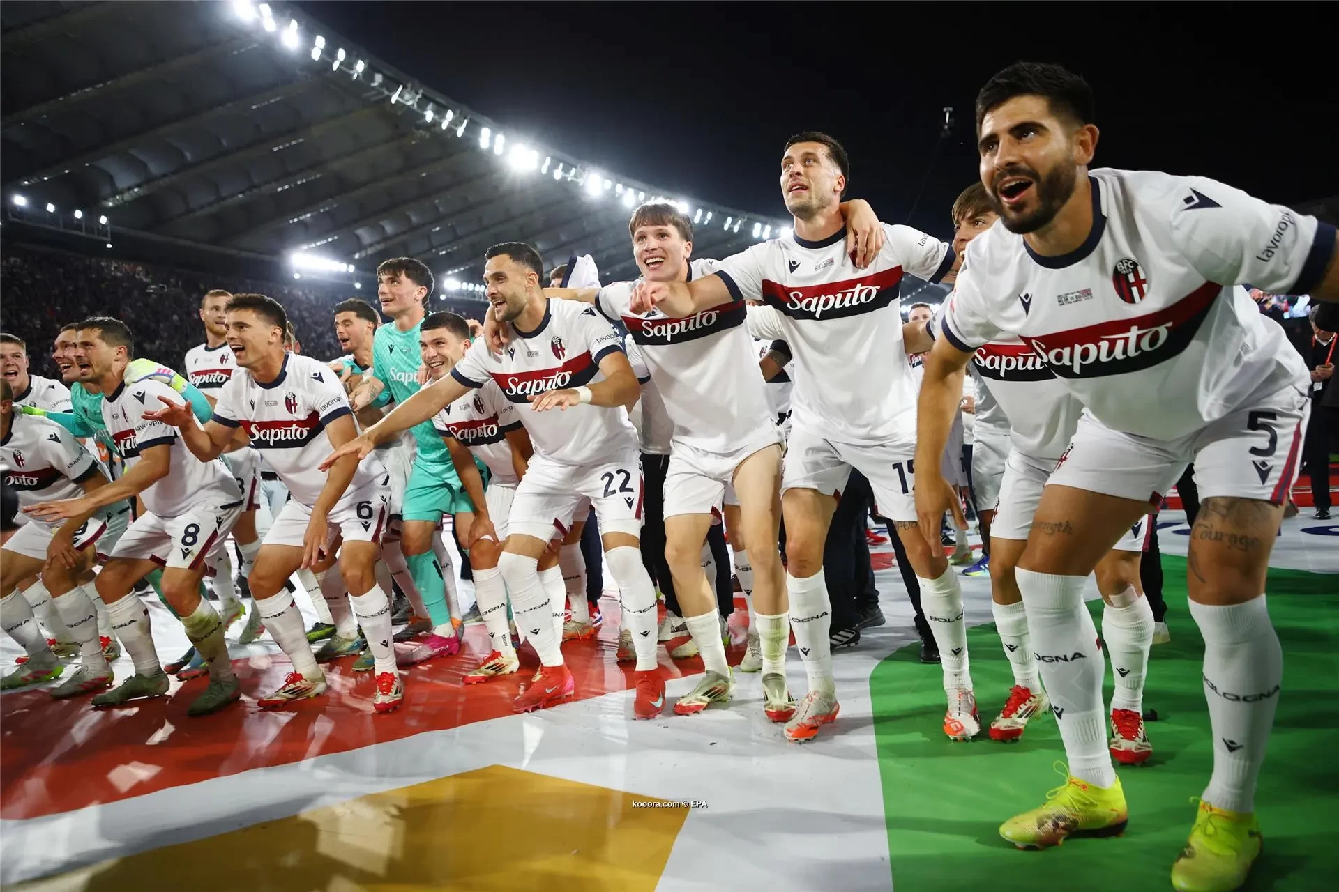 بالصور : زلزال في الأولمبيكو.. بولونيا ينتزع الكأس ويحطم أحلام ميلان