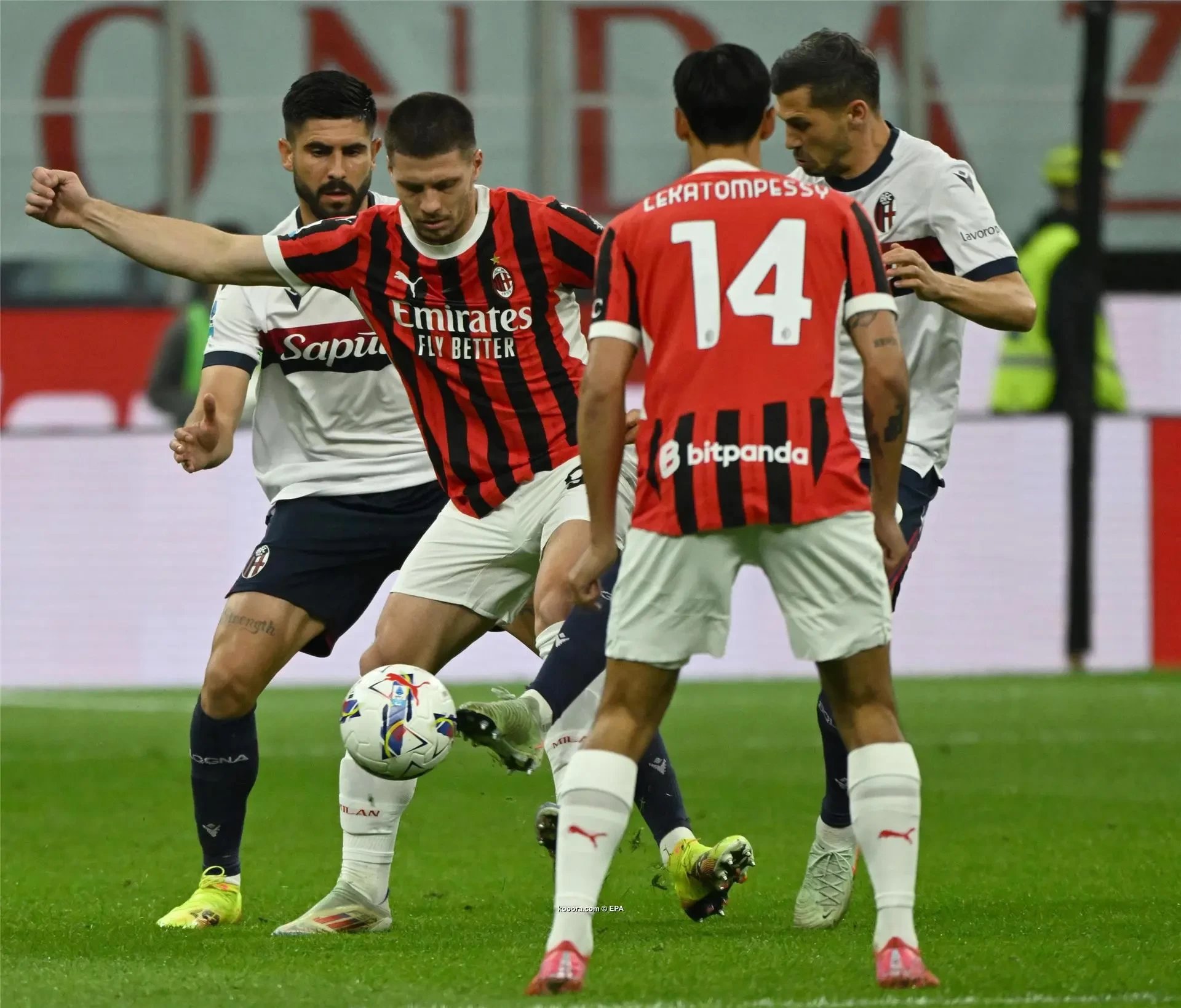 بالصور : ميلان يقلب الطاولة على بولونيا ويتمسك بحلم أوروبا