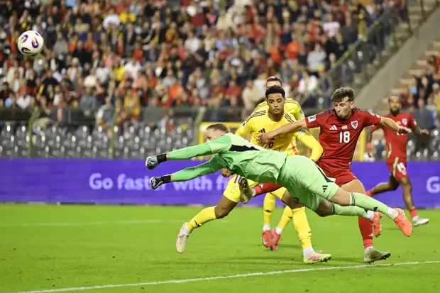 بالصور : بلجيكا تتذوق طعم الانتصارات بفوز درامي على ويلز