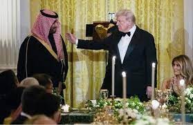 بالصور: عشاء صاخب في البيت الأبيض يجمع ترامب وبن سلمان وماسك ورونالدو